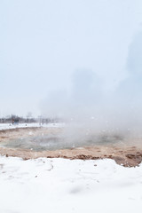 Great Geysir, it is a geyser in Iceland