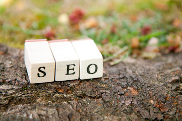 Organic growth concept for startup and small business online marketing
