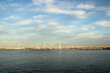Japan landscape at Yokohama city