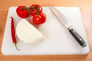 Goat cheese with vegetables 02