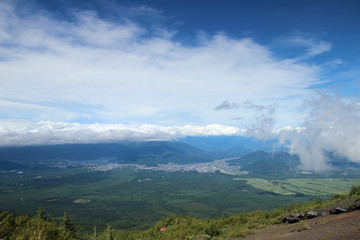 Fototapeta premium Viewed from mountain Fuji