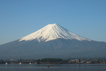 Fototapeta na wymiar Mt.Fuji at Lake Kawaguchiko - Yamanashi