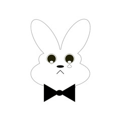 Cute Bunny black and White