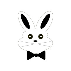 Cute Bunny black and White
