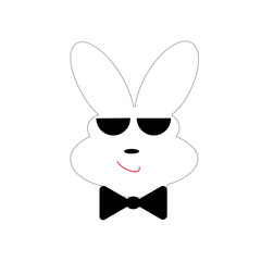 Cute Bunny black and White