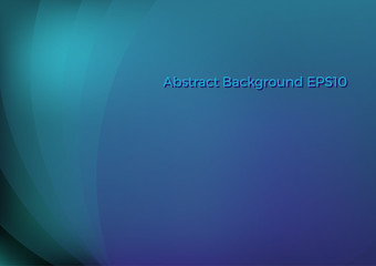 Abstract blue curve background