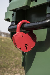 Padlock.