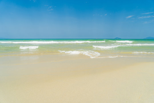 The beach in Hoi An Vietnam