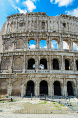 Obraz premium Colosseo, Coliseum, Sky, Cloud, Rome, Lazio, Italy, Europe