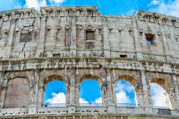 Colosseo, Coliseum, Sky, Cloud, Rome, Lazio, Italy, Europe