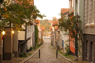 Blick in den Olaf-Samson-Gang in Flensburg