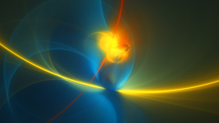 Abstract fractal illustration for creative design