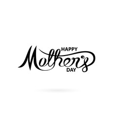 Happy Mother's Day Calligraphy Background.Happy Mother's Day Typographical Design Elements.Vector illustration