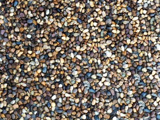Round or pebble stone background texture