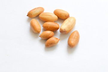 peanuts isolated on white