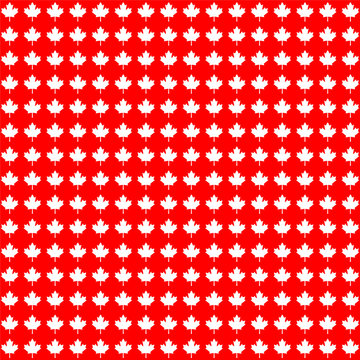 red white Canada maple leaf background
