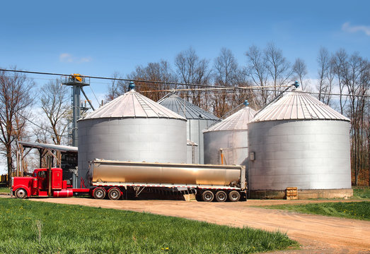 grain silos