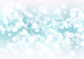 Abstract bokeh background. Festive defocused lights.