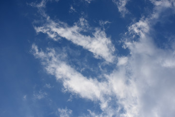青空と雲「空想・空のモンスター（ハサミムシ、クワガタ、昆虫、甲殻類のイメージ）」挑む、挑戦、強いなどのイメージ