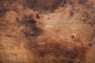 Fototapeta na wymiar Old wooden cutting board vintage textured background