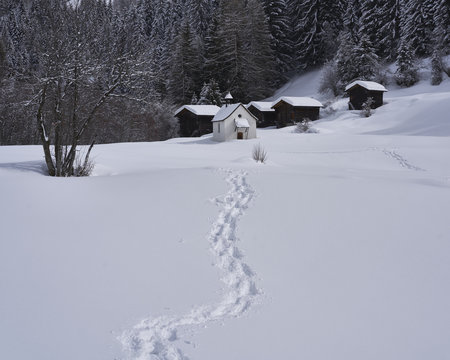 Der Weiler Rottenbriggen im Oberwallis