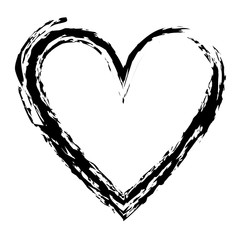 heart icon over white background. vector illustration