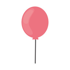 balloon icon over white background. vector illustration