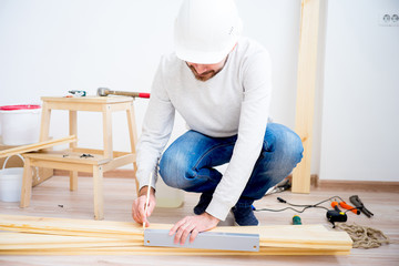 Craftsman with a pencil