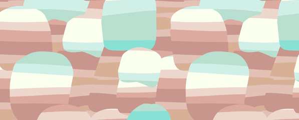 Creative abstract vector art header in pastel trendy colors. Covers, web, flyers, banners, presentations, books, notebooks.