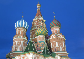 Fototapeta na wymiar saint basil's cathedral in red square