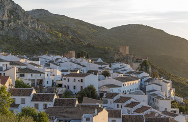 Naklejka premium the village zuheros in andalusia spain