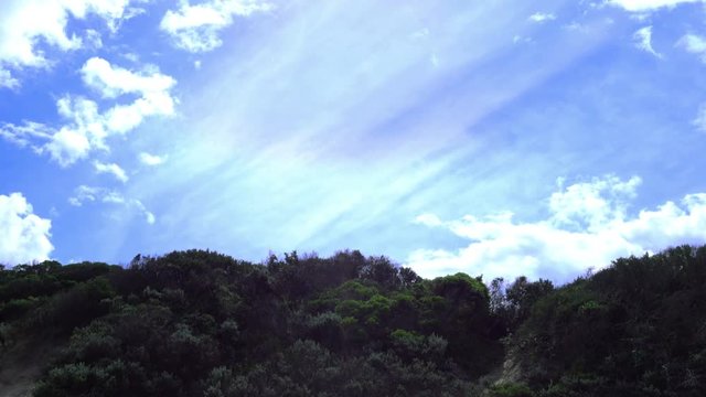 Clouds in the Sky by the beach