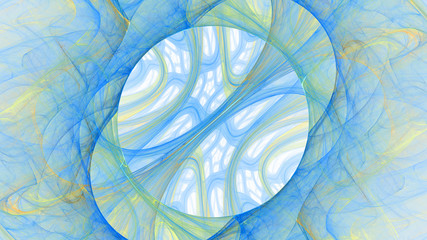 Abstract fractal illustration for creative design