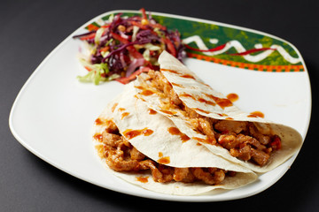 Burrito. Mexican food. Mexican cuisine.