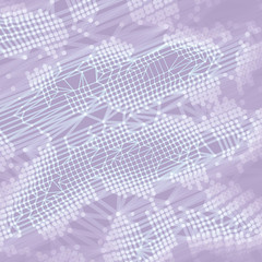 Lattice Structure. Science or Technology Background. Graphic Design. 3D Grid Surface. Abstract  Vector Illustration.