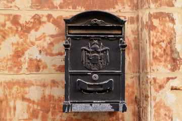 Vintage mailbox in Valetta, Malta