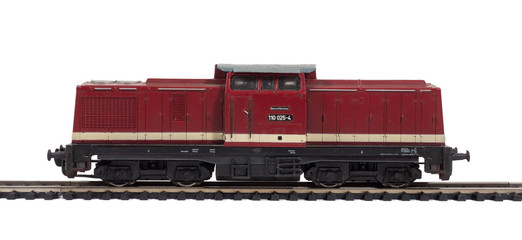 schöne alte modelleisenbahn lokomotive