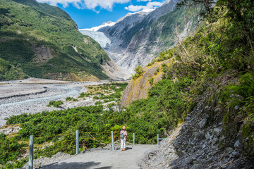 Track at Franz Josef Glacier, Located in Westland Tai Poutini National Park on the West Coast of...