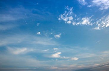 clouds on sky in the morning.