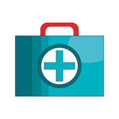 Obraz premium medical kit isolated icon vector illustration design