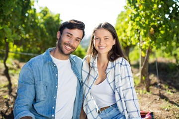 Portrait of smiling couple