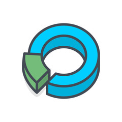 Chart Graphic Colored Icon