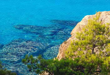 Morning Aegean coast, Sithonia, Greece.