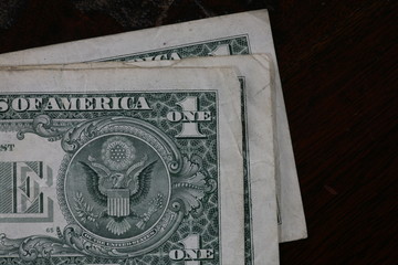 us dollars on the table