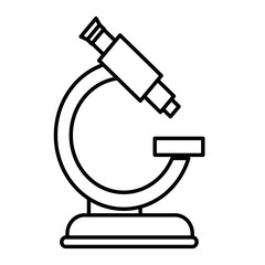 microscope medical isolated icon vector illustration design