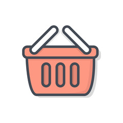 Shopping Cart Colored Icon