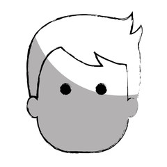 young man avatar character vector illustration design