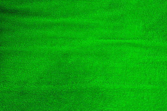 Green towel smooth soft emotion cotton texture for background.