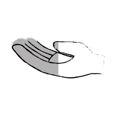 hand human isolated icon vector illustration design