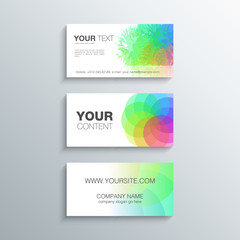 Naklejka premium Business card design vector illustration